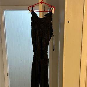 A. Byer Shimmering Black Jumpsuit